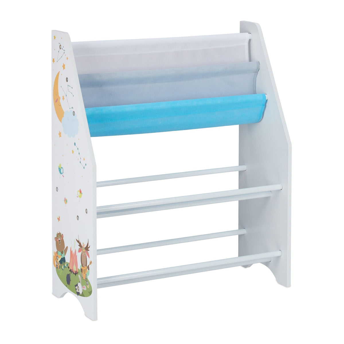 Children's shelf with 6 drawers & 2 hanging compartments