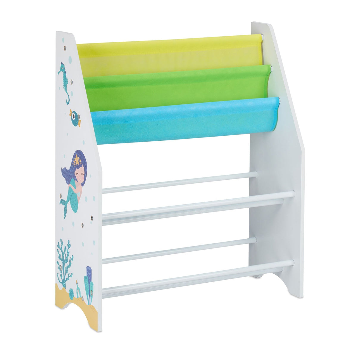 Children's shelf with 6 drawers & 2 hanging compartments
