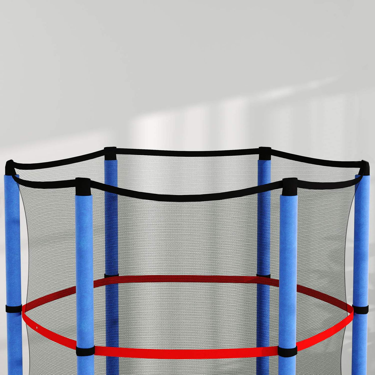 Children's trampoline, Ø140 cm trampoline for children with safety net, garden trampoline for 3-6 years children, indoor, colorful |