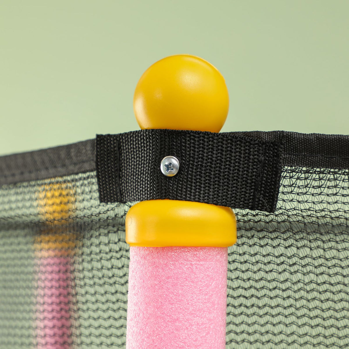 Children's trampoline Ø140 cm, trampoline with safety net, edge cover, garden trampoline for children 3-10 years, can hold up to 50 kg, pink
