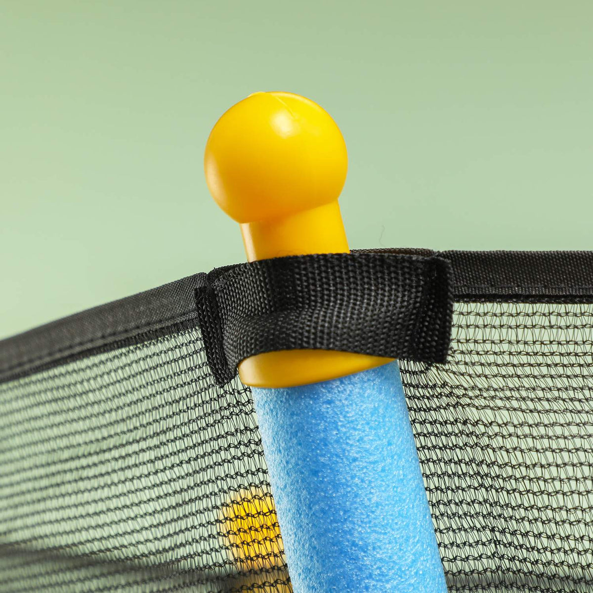 Children's trampoline Ø163.5 cm, indoor trampoline with safety net edge cover rubber rope, children's trampoline up to 50 kg, for children 3-10 years blue