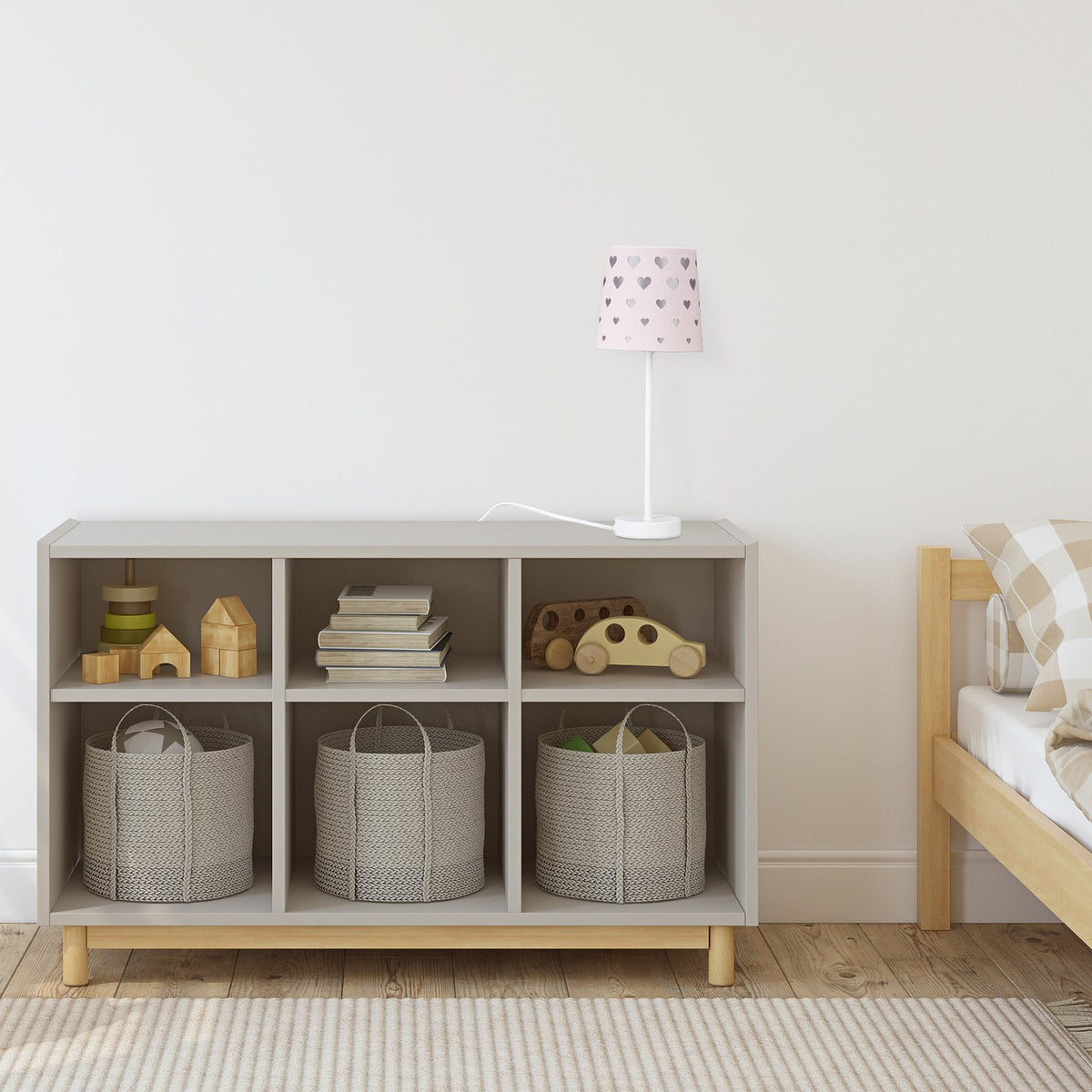 Children with hearts night lamp