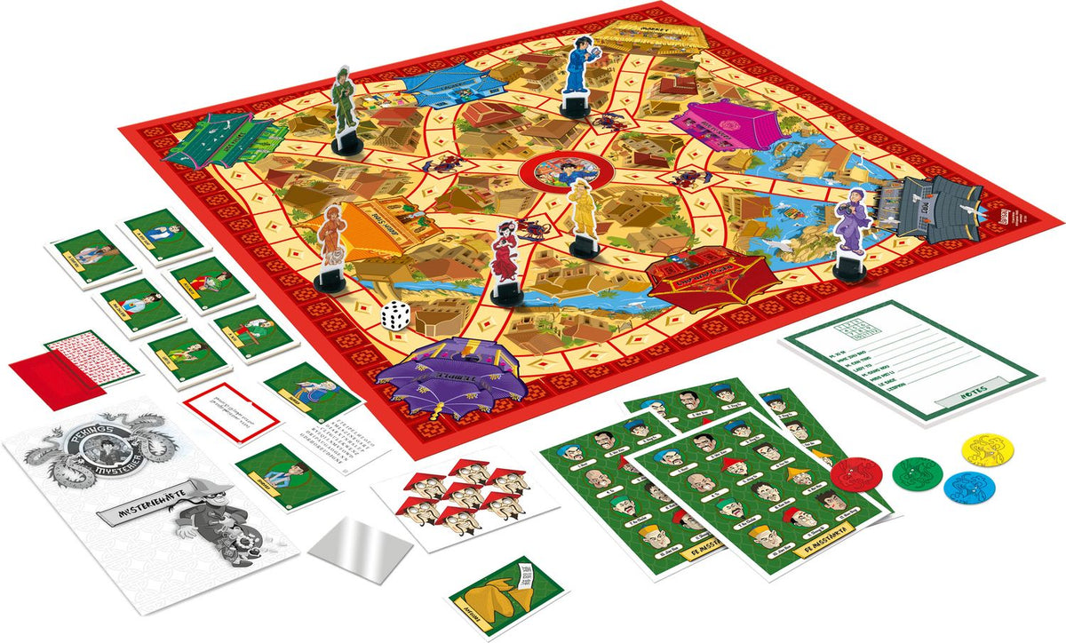 Chinese Detective Mystery Game, Family Board Game, Ages 8+