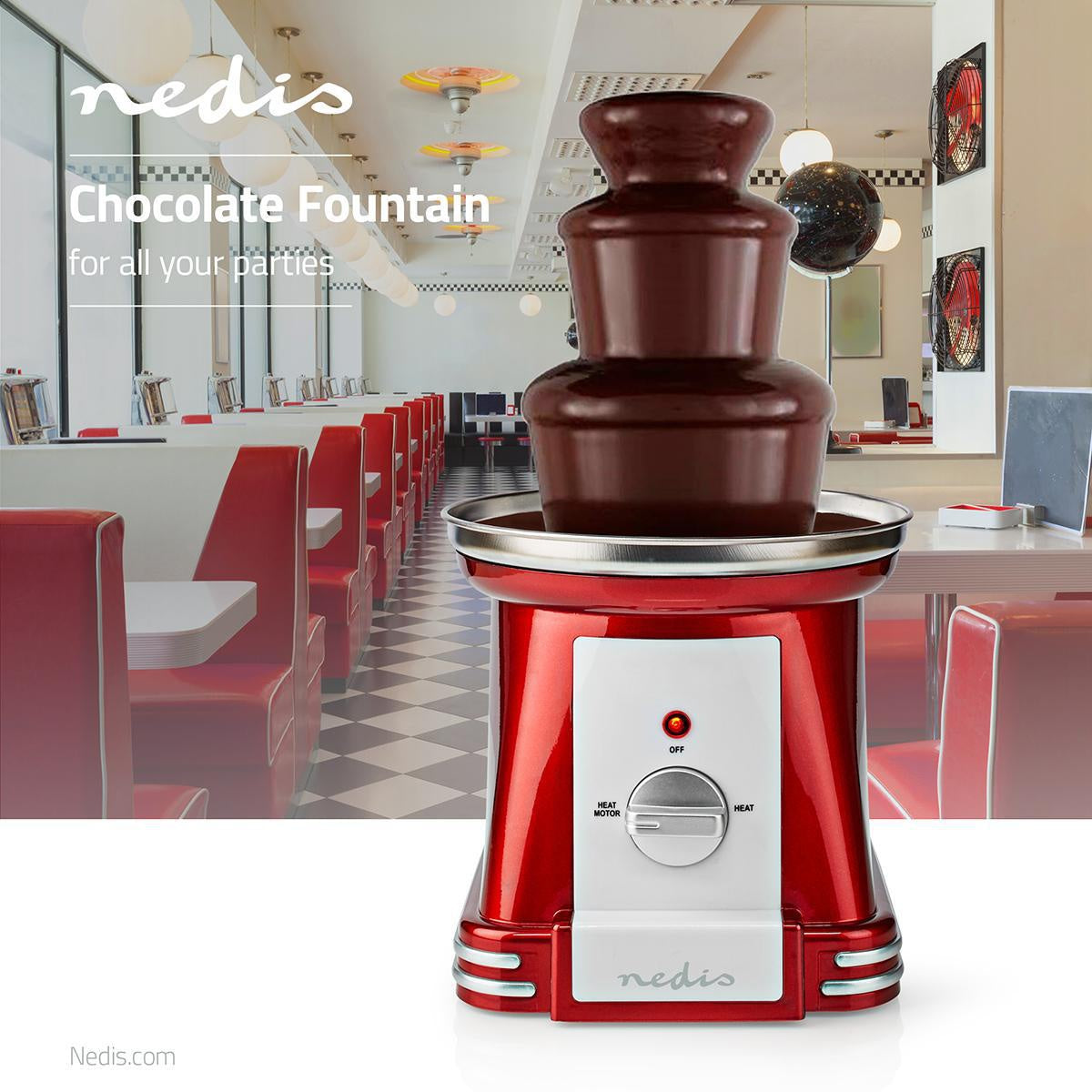 Chocolate Fountains | 90 W | Red-white