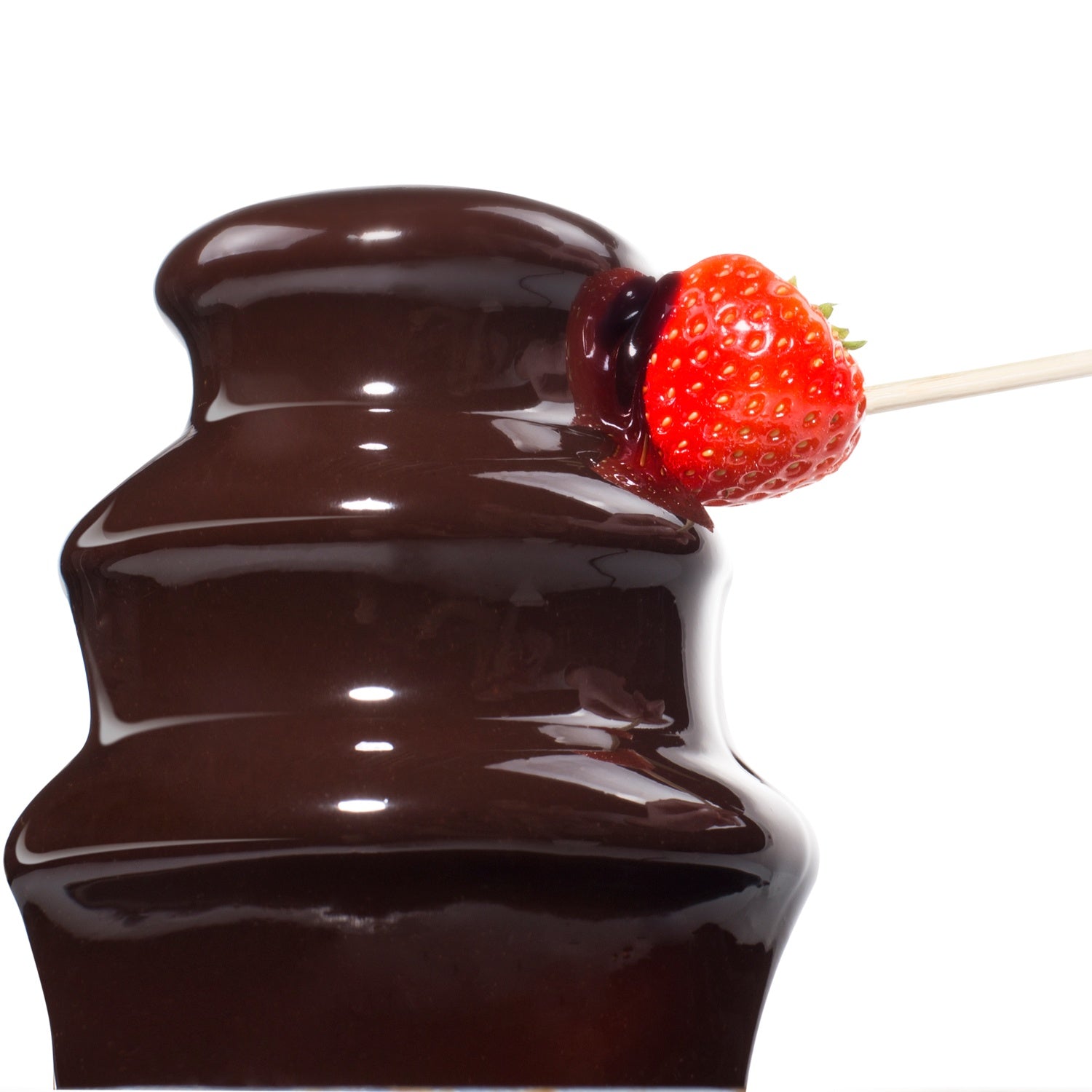 Chocolate fountain 292994 black stainless bowl with quick heating