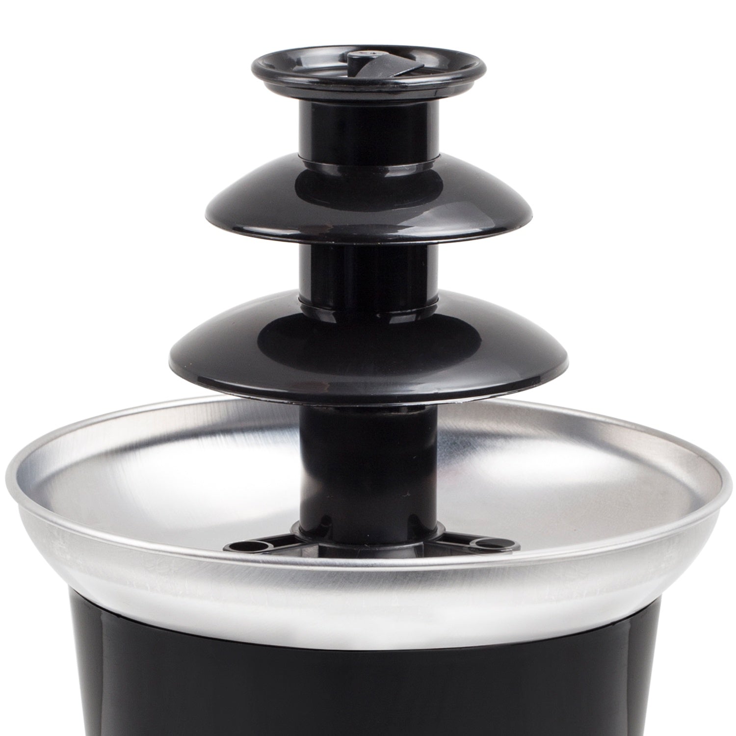 Chocolate fountain 292994 black stainless bowl with quick heating