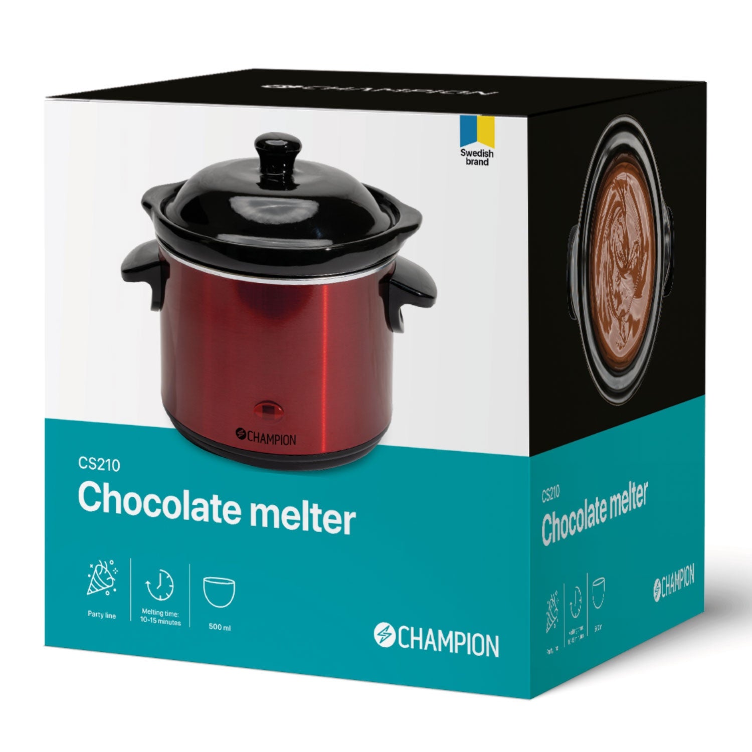 Chocolate melter 500ml CS210 Red