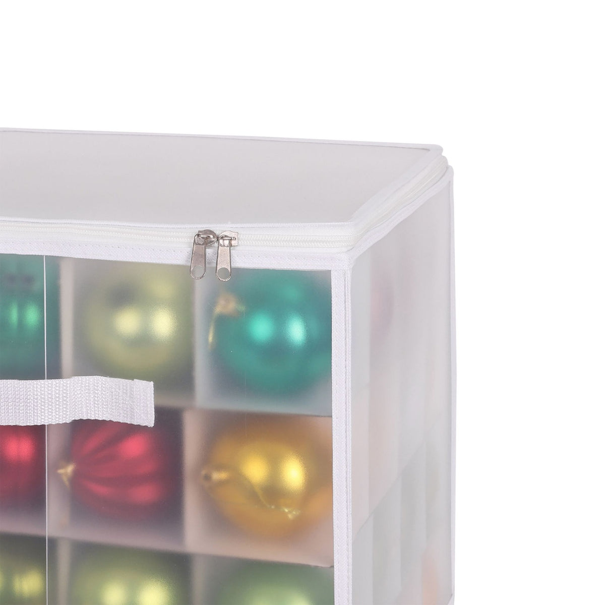Christmas Bauble Storage Box with Adjustable Dividers