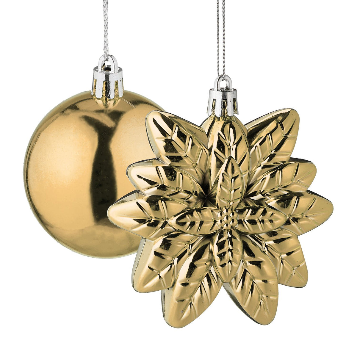Christmas Ornaments Set, 100 Pieces, 10 Designs