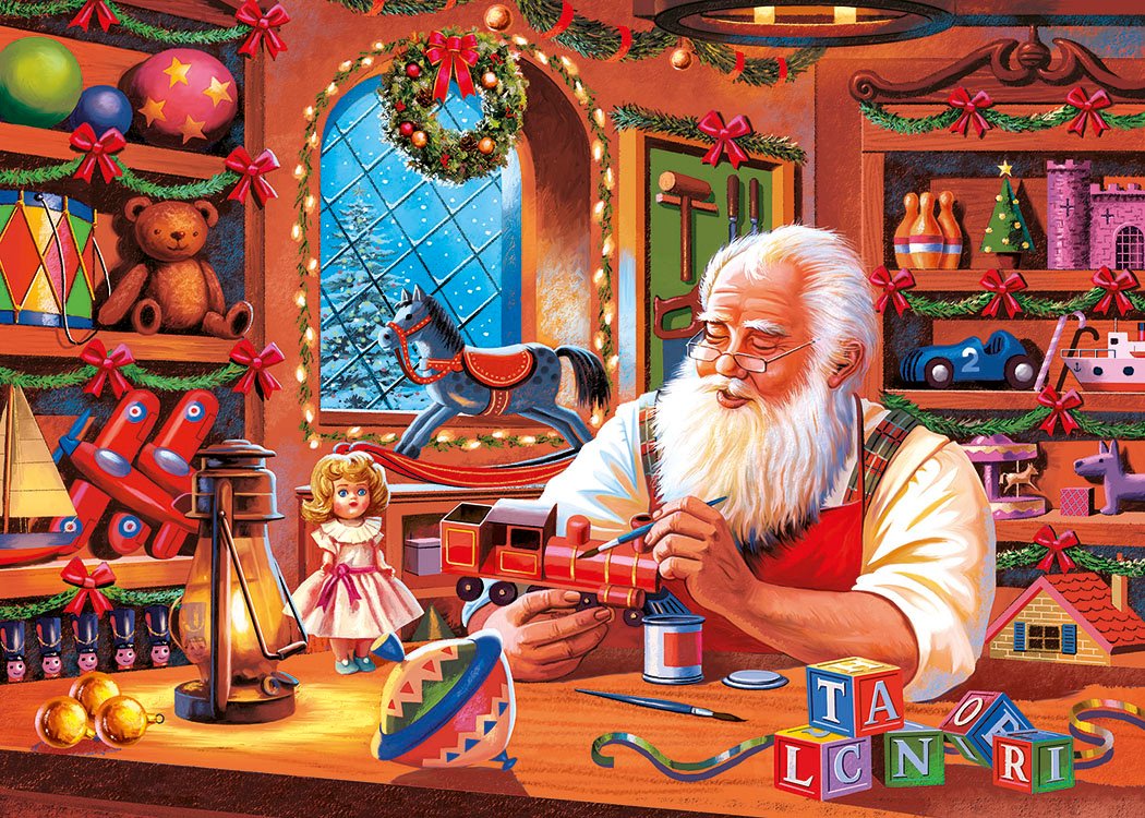 Christmas Puzzle, 1000 Pieces, 69x50 cm