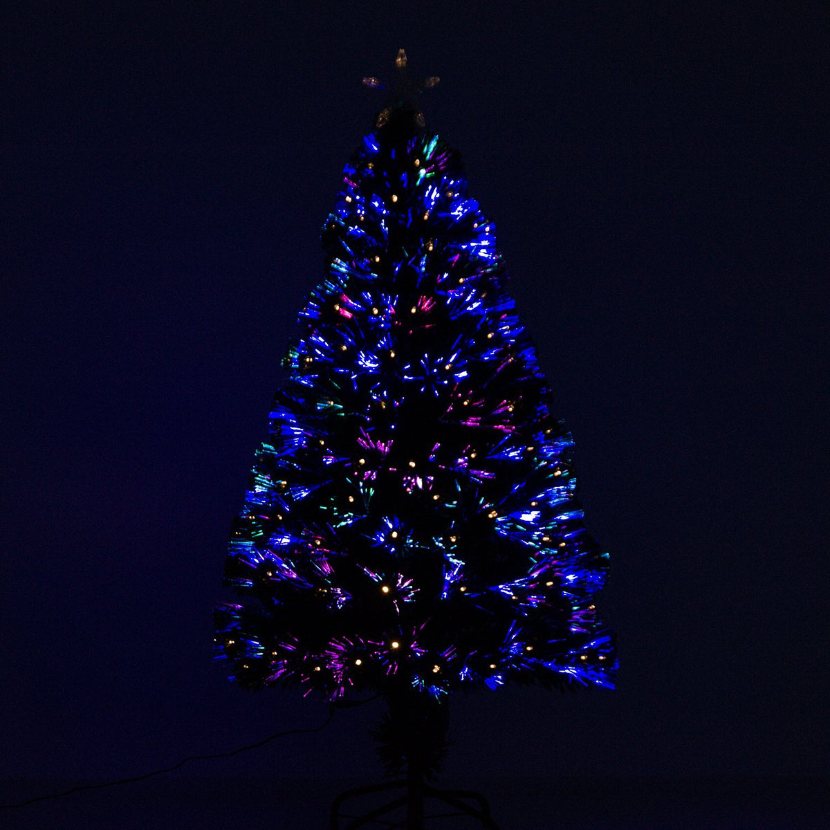 Christmas Tree Artificial Christmas Tree Led Light Fiber 120 Cm