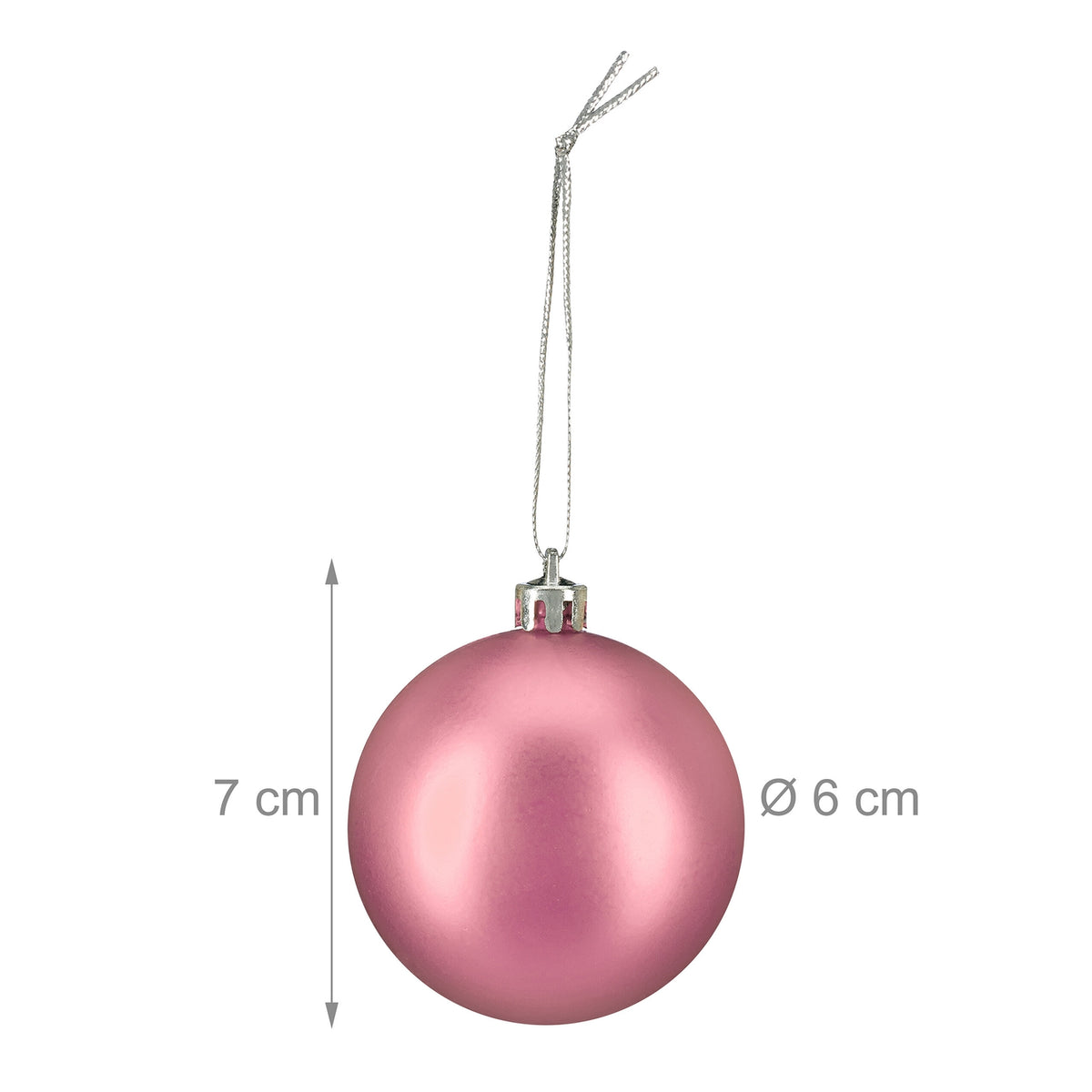 Christmas Tree Baubles Set, 100 Pieces, 3 Designs