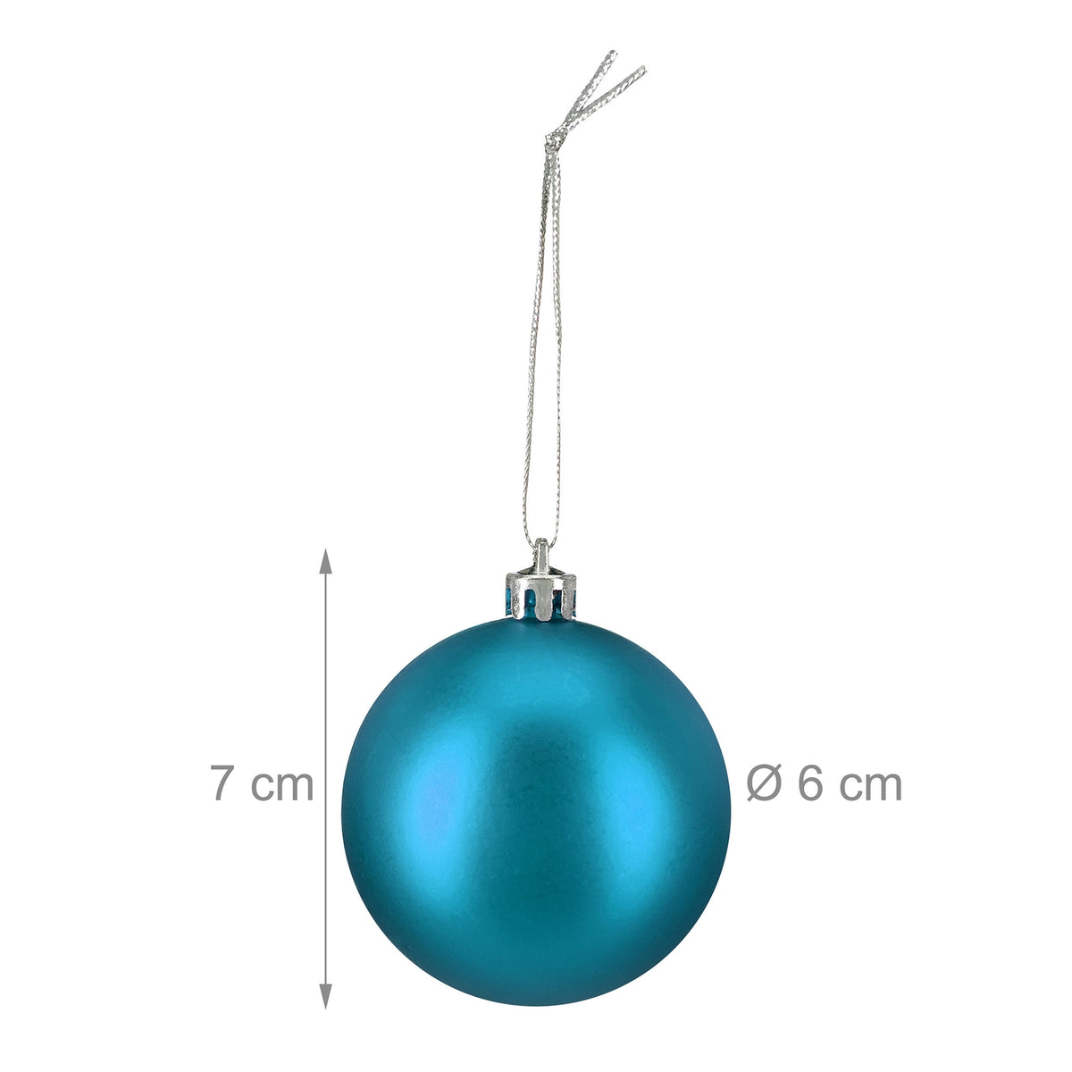 Christmas Tree Baubles Set, 100 Pieces, 3 Designs