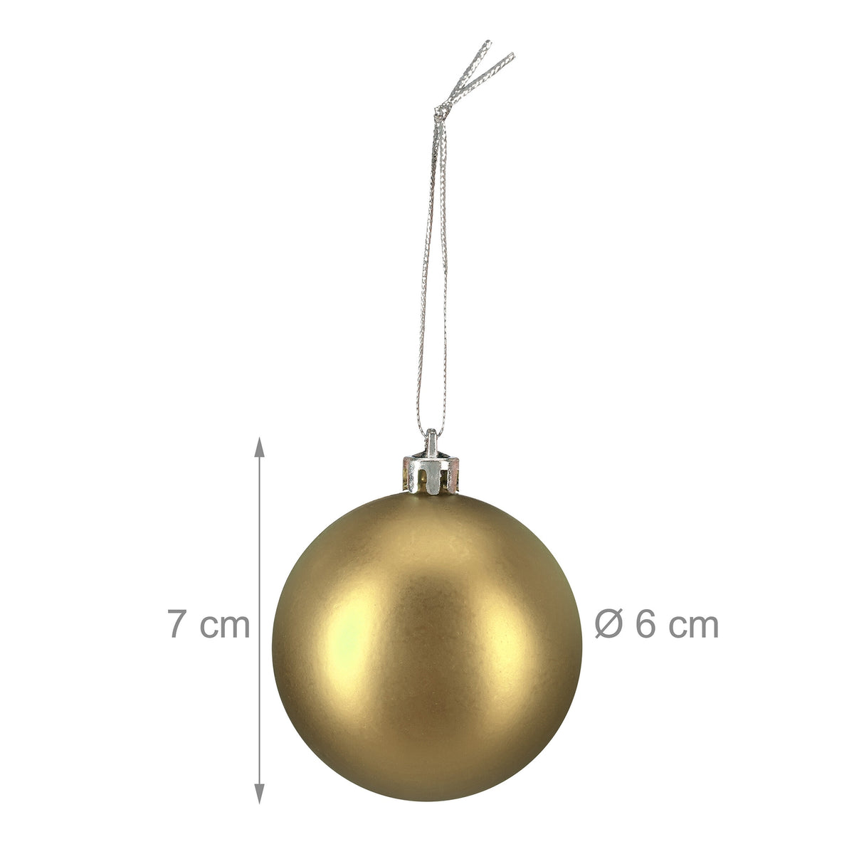 Christmas Tree Baubles Set, 100 Pieces, 3 Designs