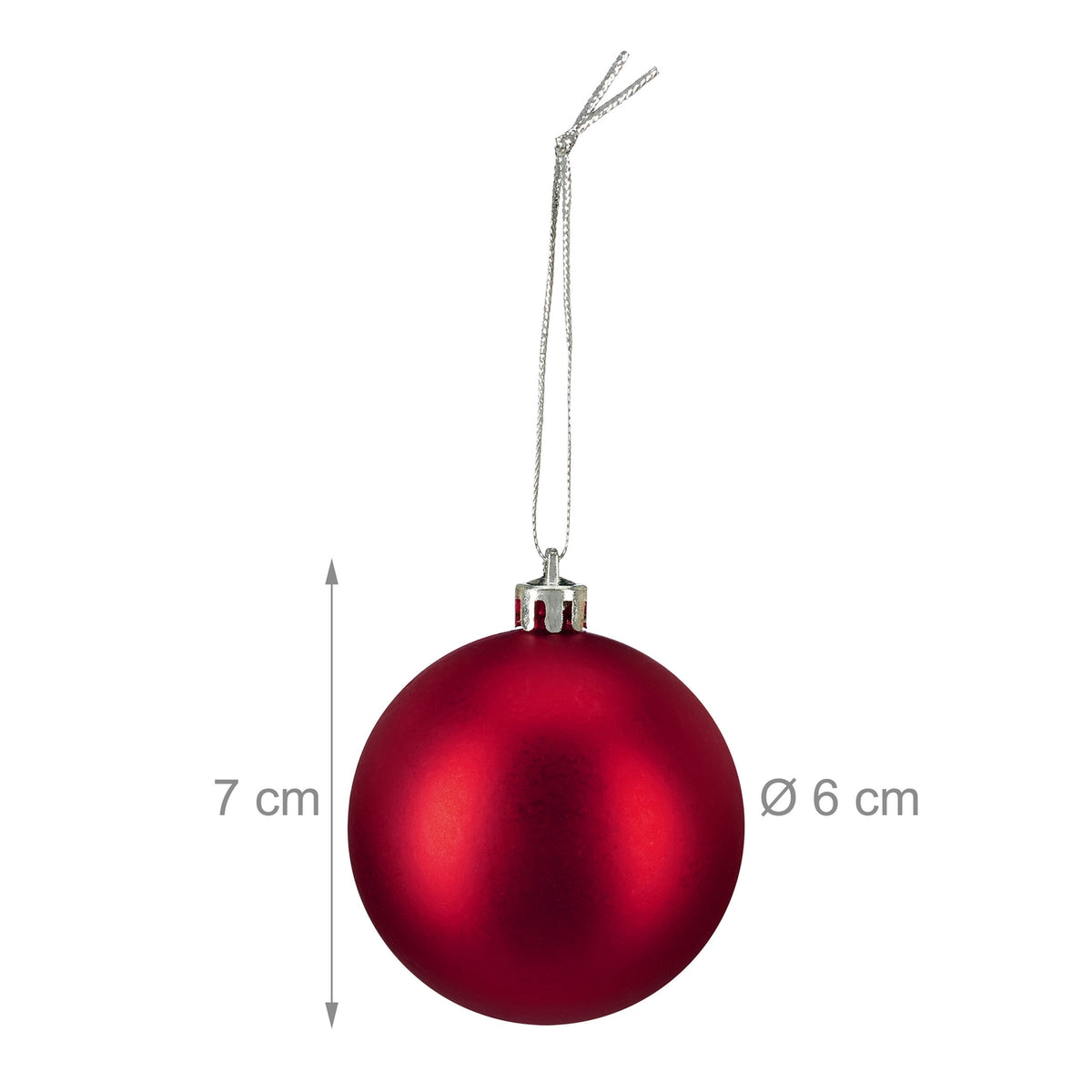 Christmas Tree Baubles Set, 100 Pieces, Matte/Glossy/Glitter