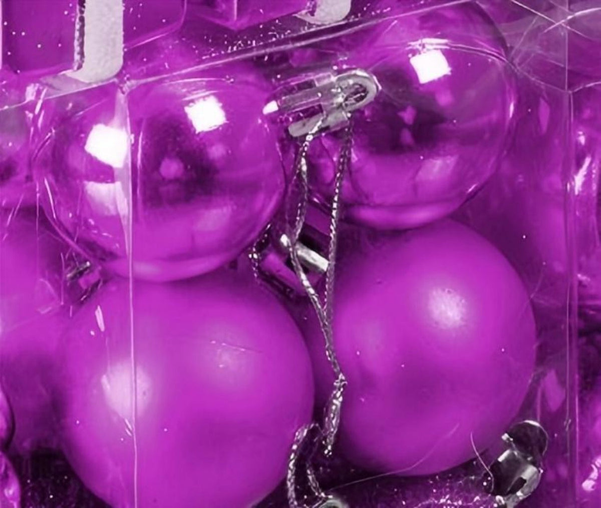 Christmas Tree Baubles Set, 100 Pieces, Mixed Finishes