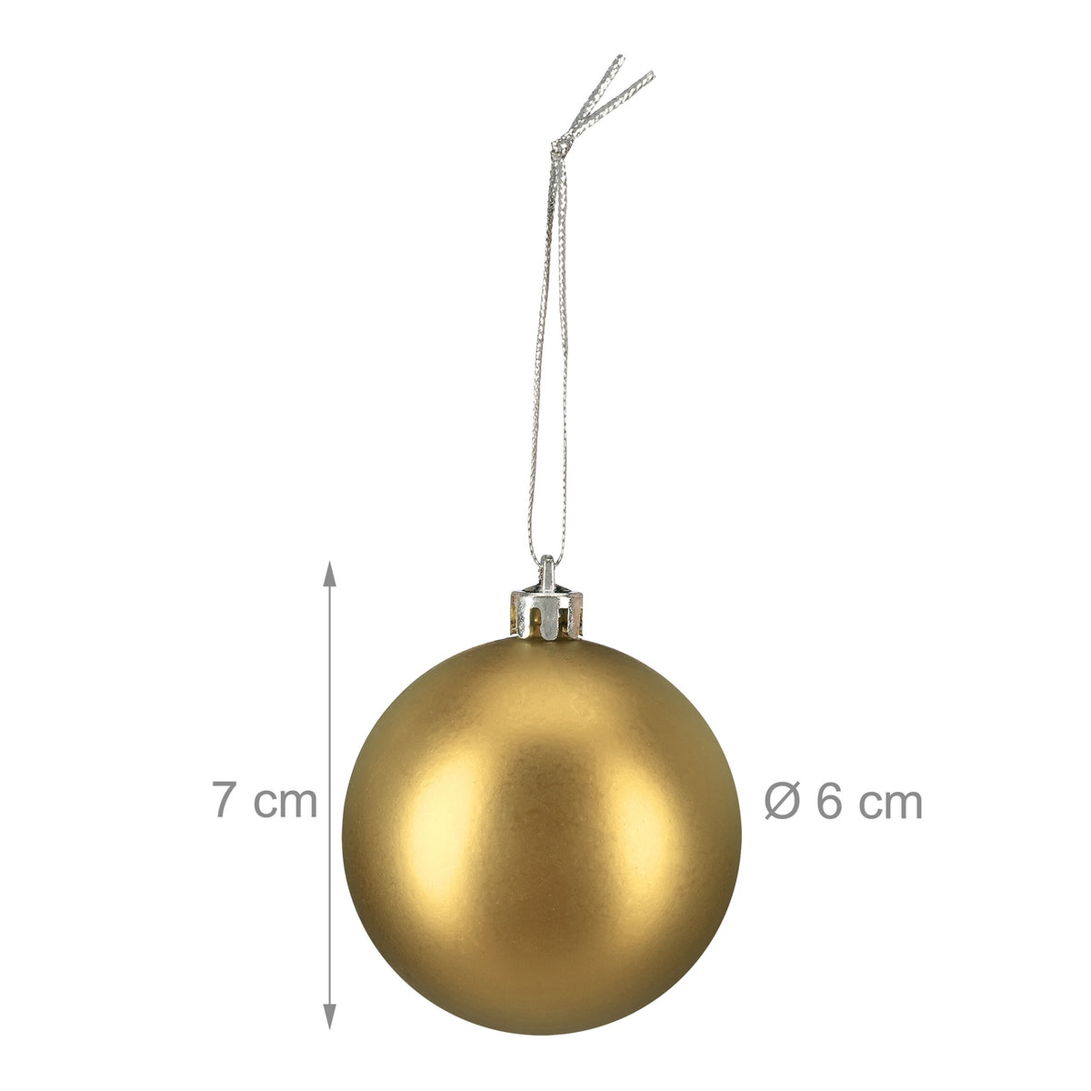 Christmas Tree Baubles Set, 3 Designs, Matte & Glossy