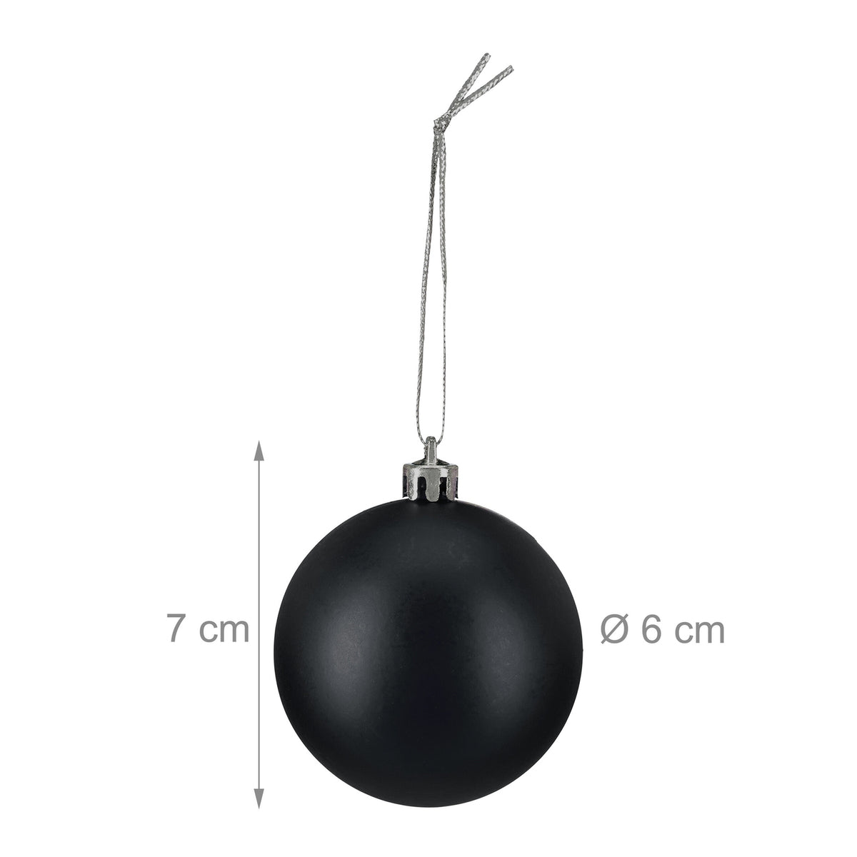 Christmas Tree Baubles Set, 3 Designs, Matte & Glossy