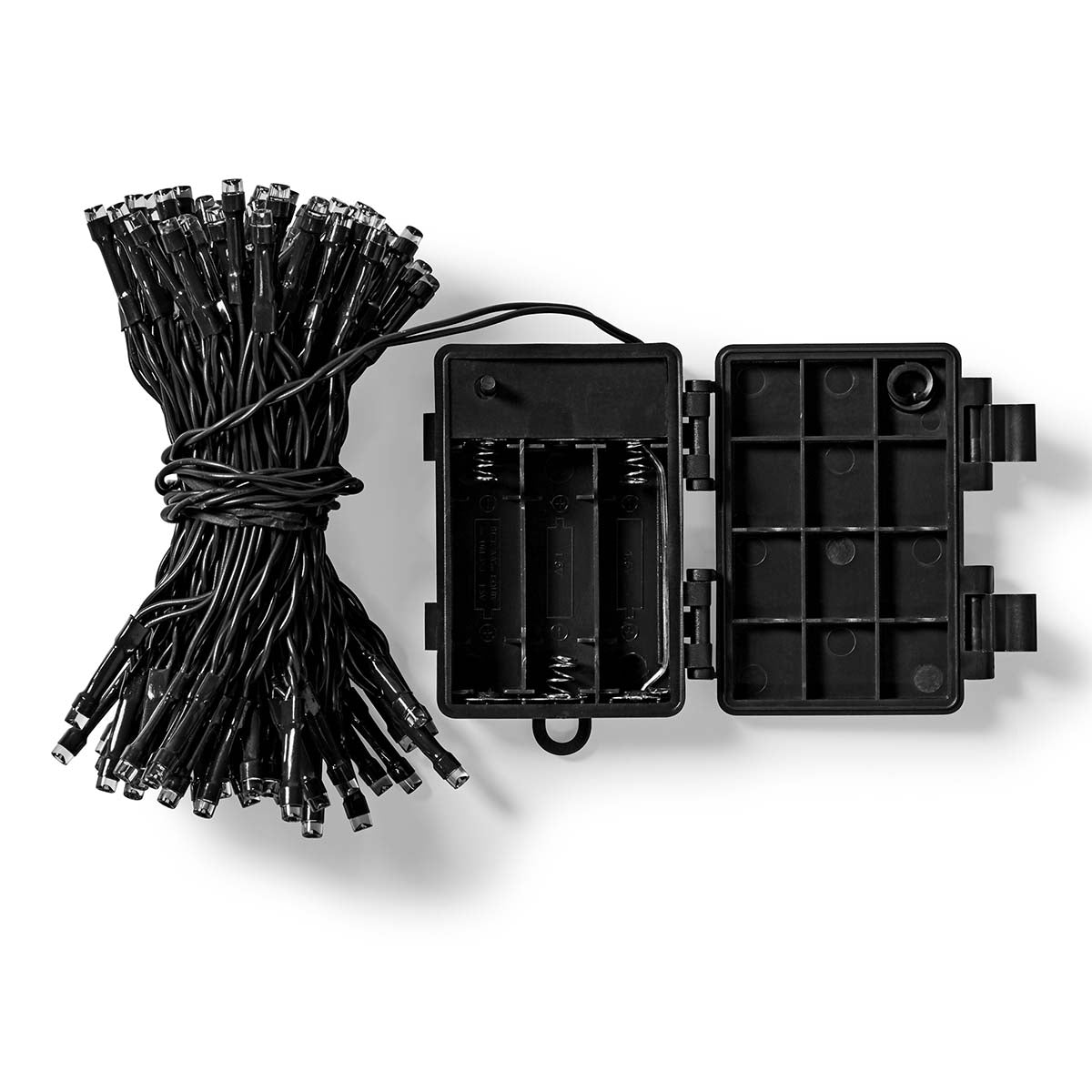 Christmas lights | String | 192 LEDs | Warm White | 14.40 m | Lighting effects: 7 | Indoors or Outdoors | Battery powered