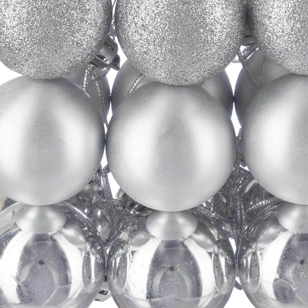 Christmas tree balls in a set of 50
