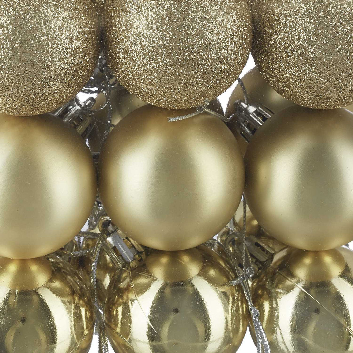 Christmas tree balls in sets of 100