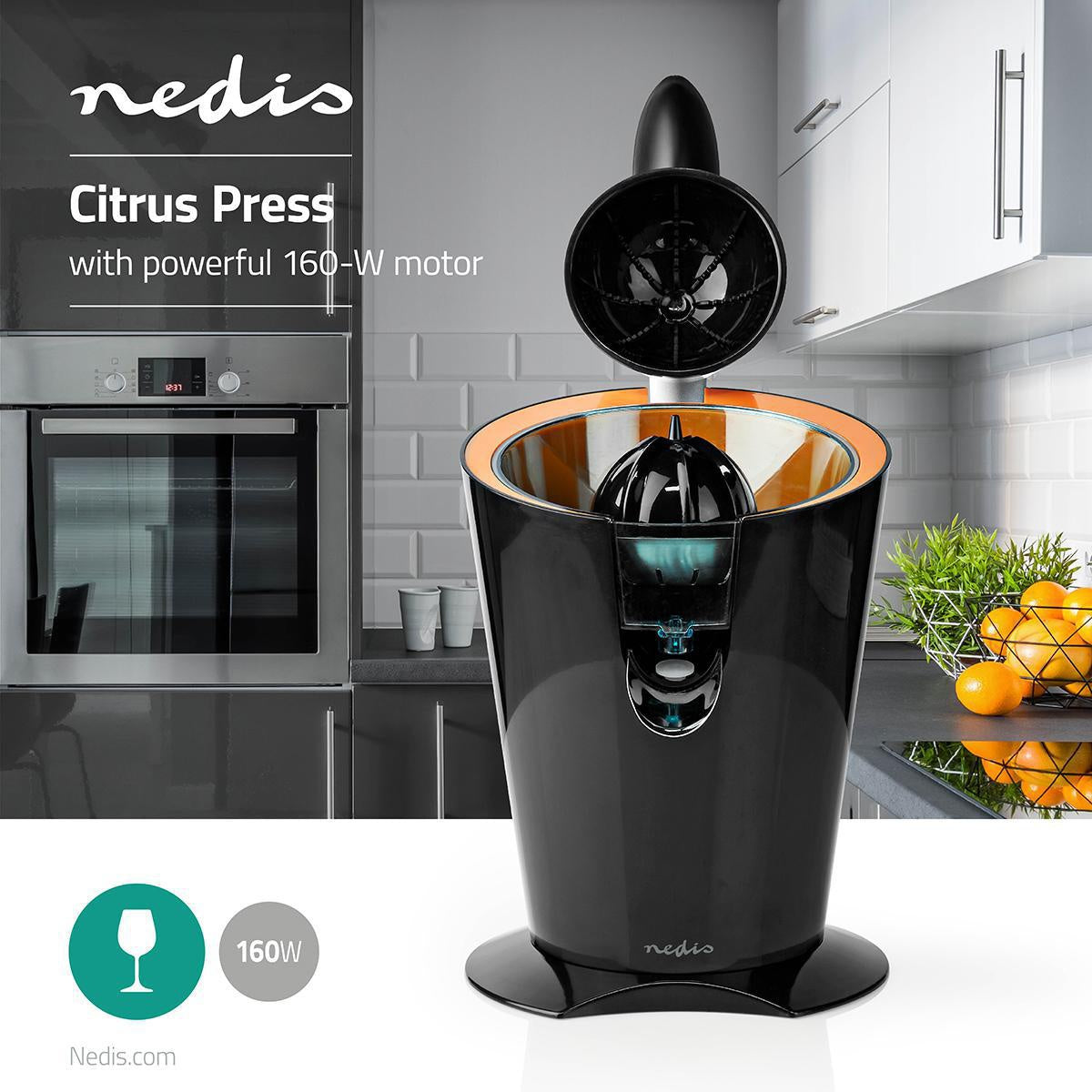 Citrus Press | 160 W | Orange / Black