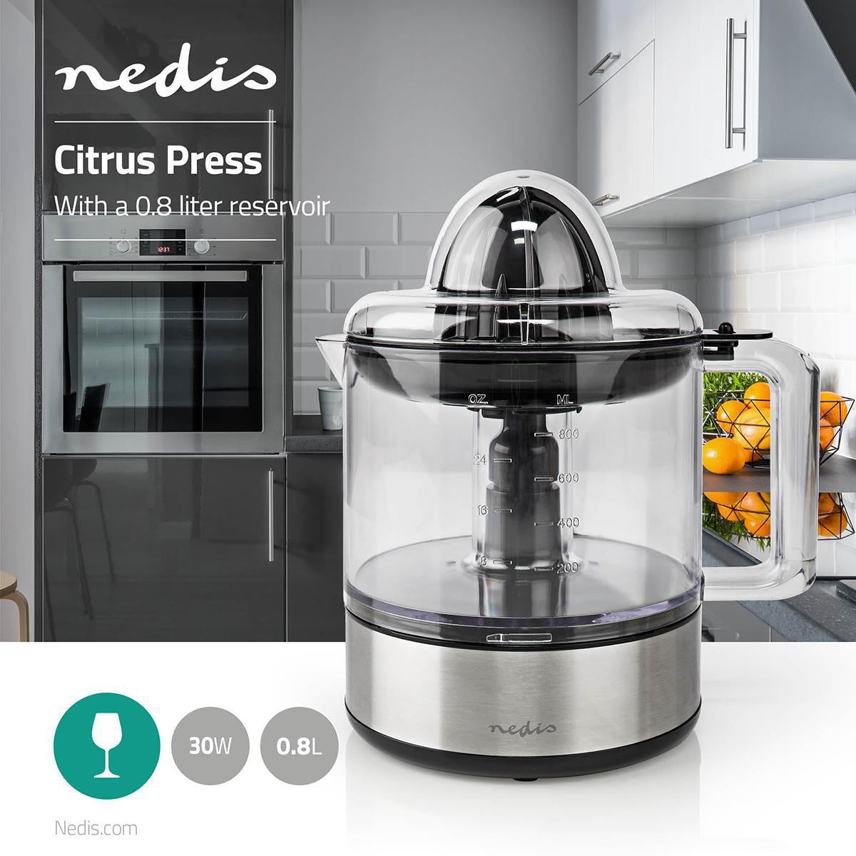 Citrus Press | 30 W| Silver / Black