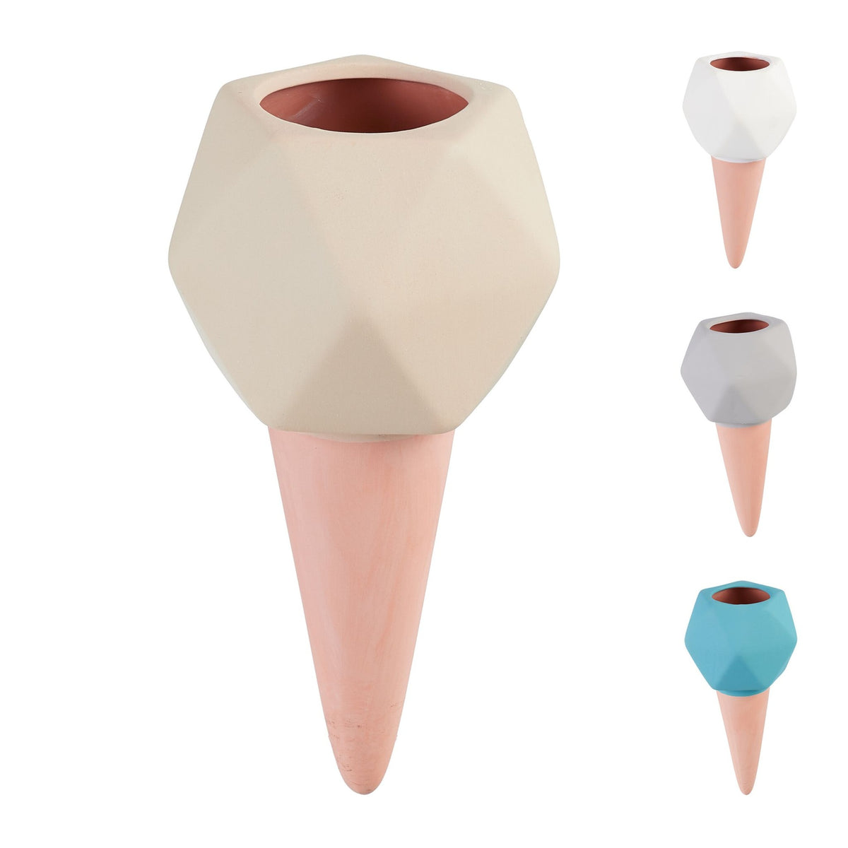 Clay cone set of 4