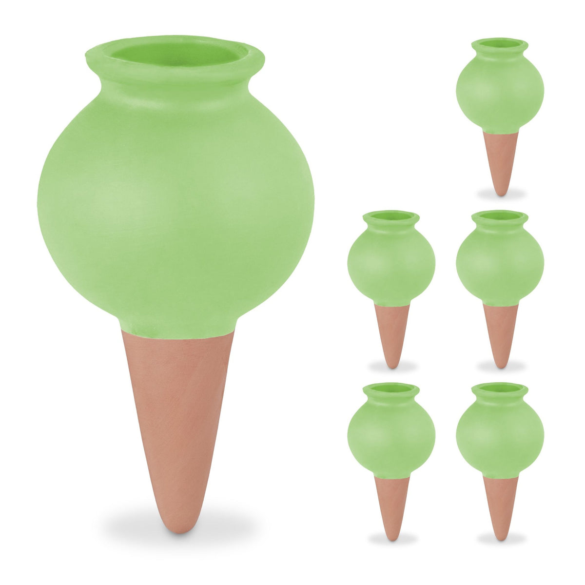 Clay tips irrigation set of 6