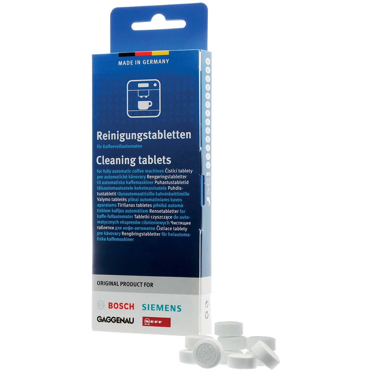 Cleaning tablets for fully automatic coffee machines and thermo jugs