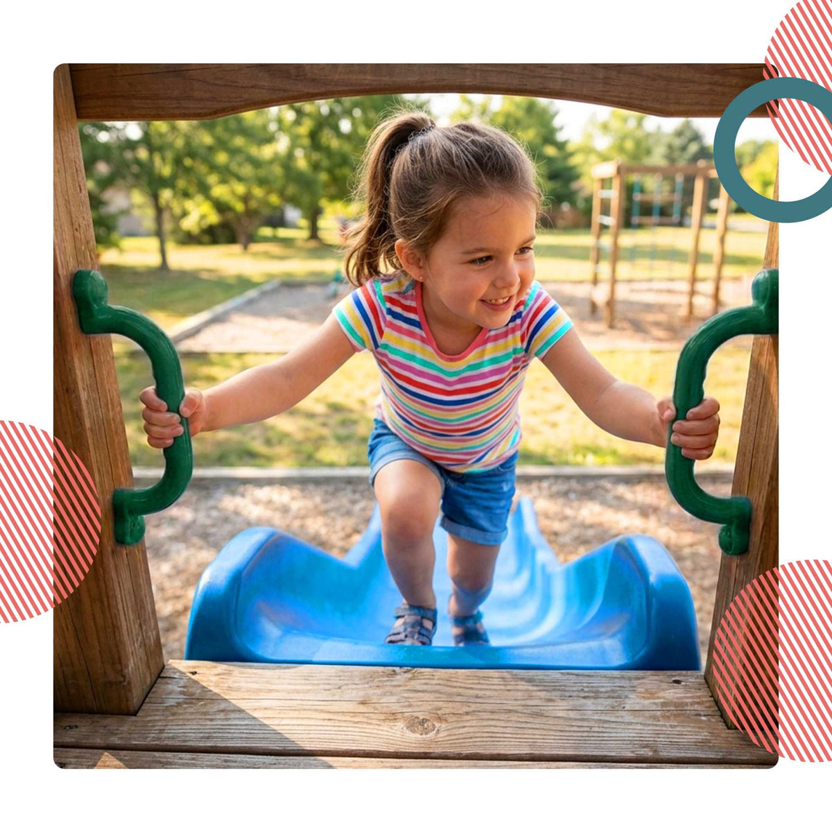 Climbing Frame Handholds Set – Plastic, Safety Caps