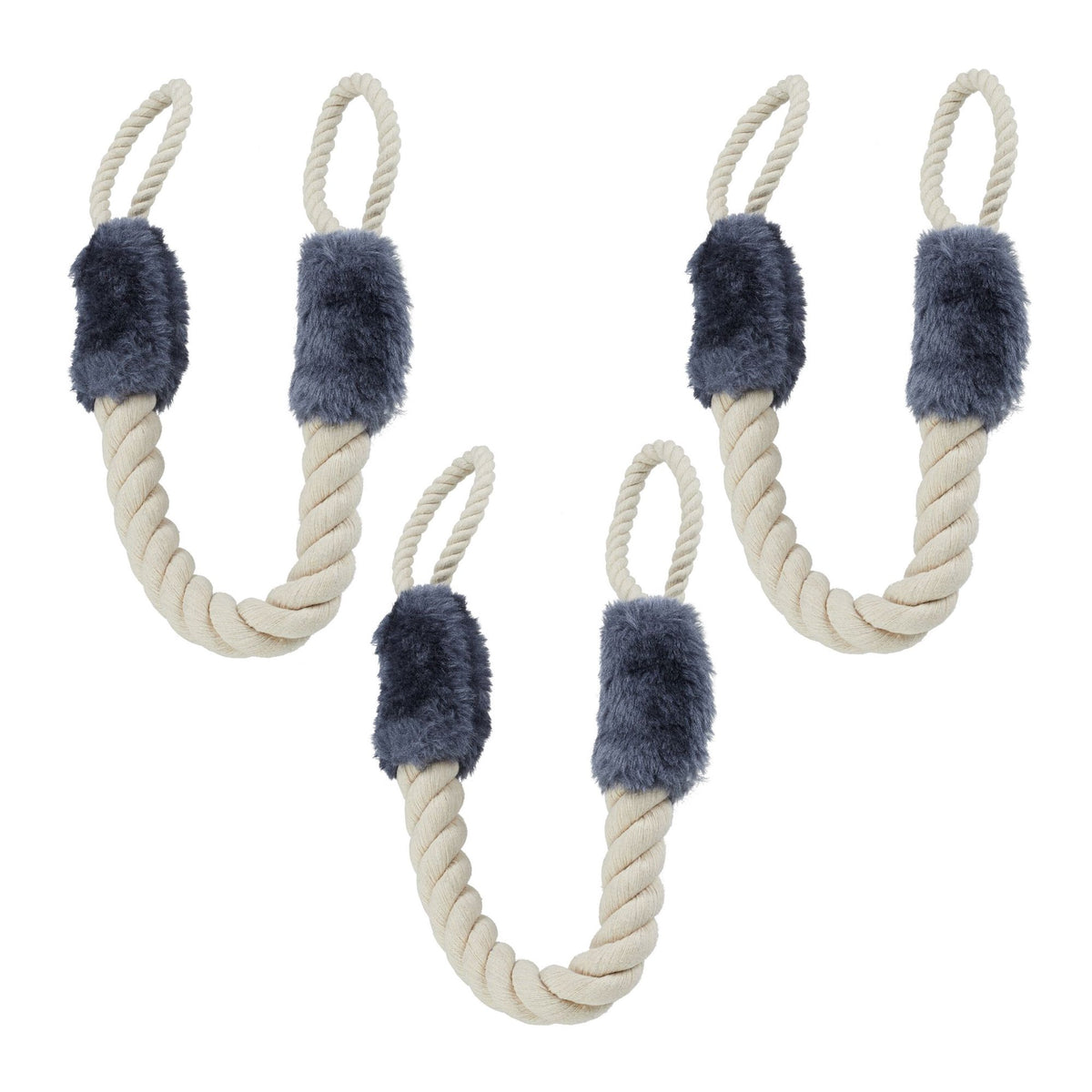 Clip for protection of door cord set of 3 gray