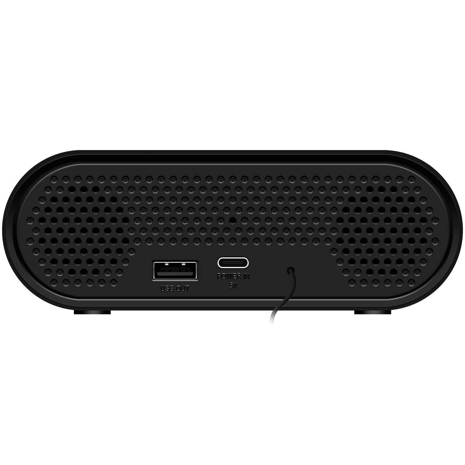 Clock Radio Temp/Humidity USB-C/Battery Operation Black