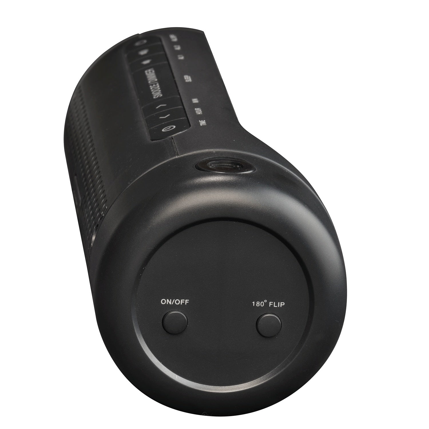 Clock radio with projection Double alarm Black