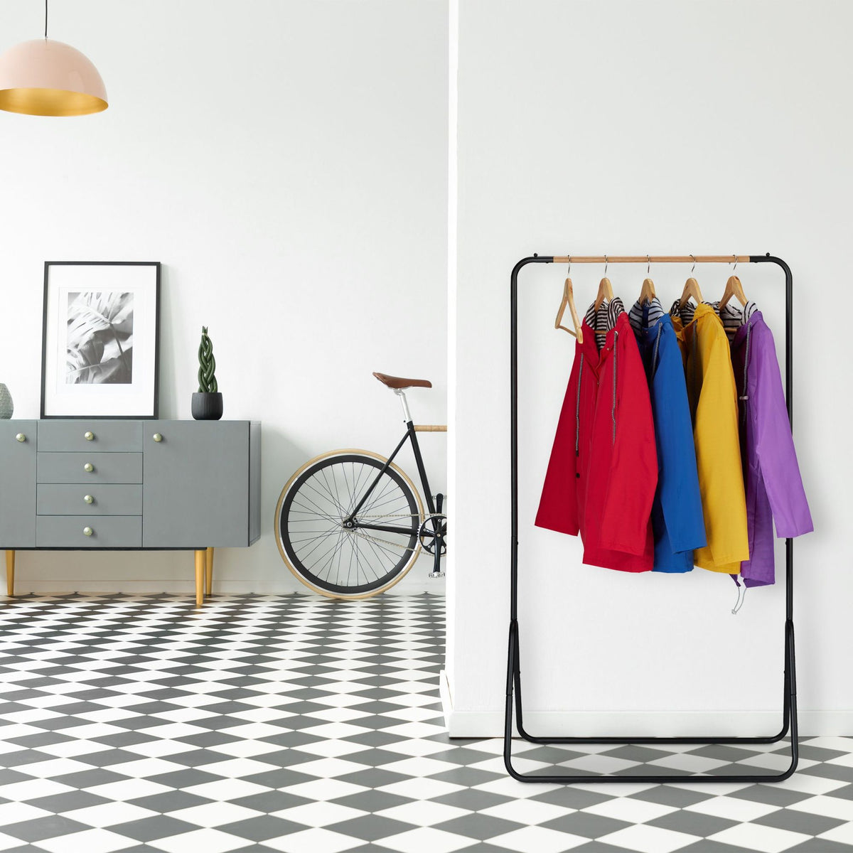 Clothes hanger black