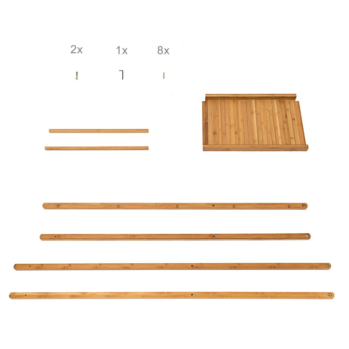Clothes hanger in bamboo