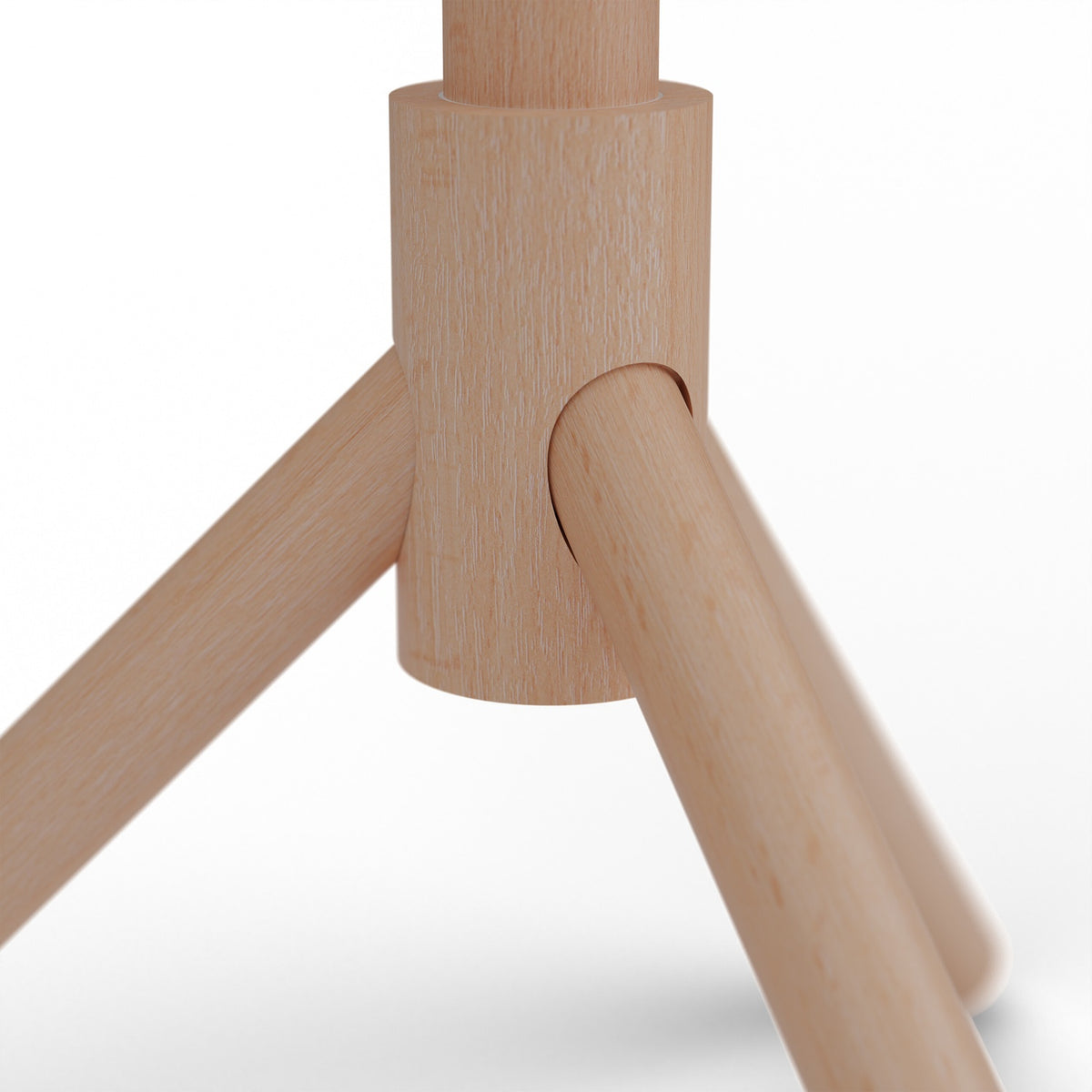 Clothes hanger in beech wood