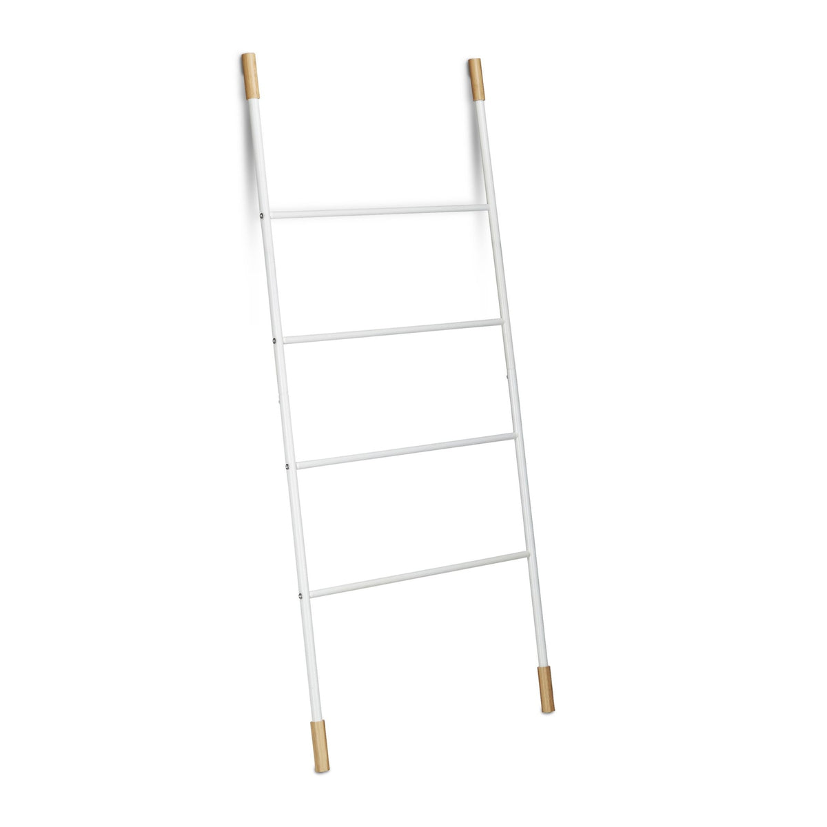 Clothes hanger ladder white