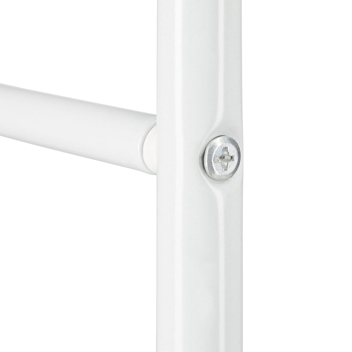 Clothes hanger ladder white