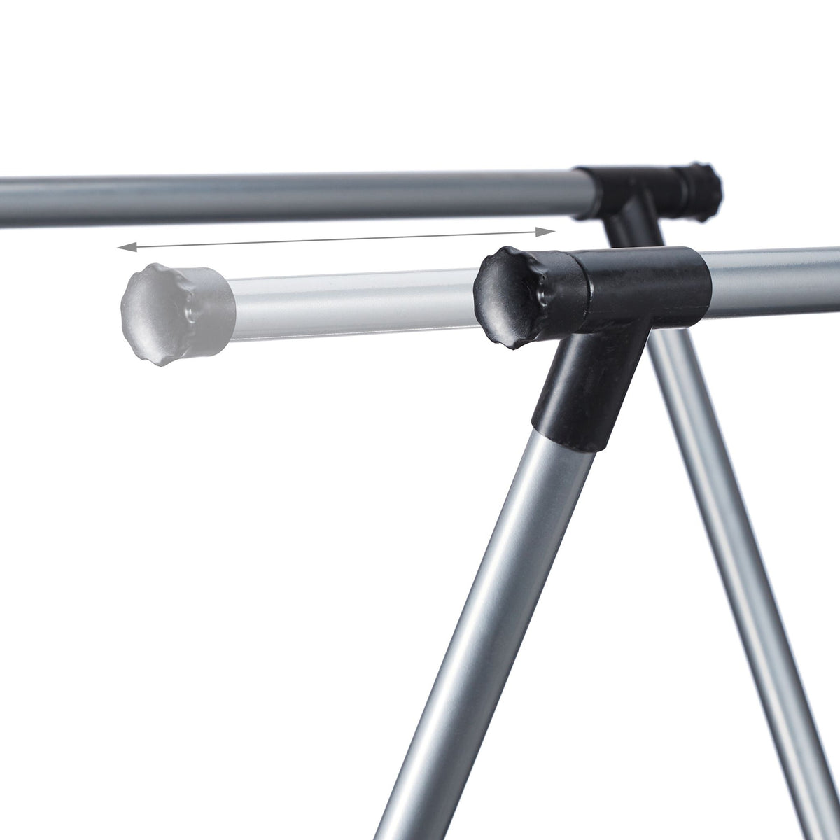Clothes hanger retractable metal