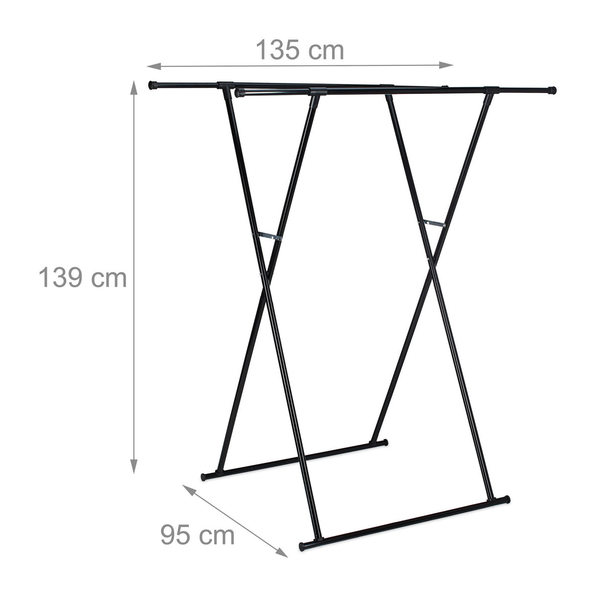 Clothes hanger retractable metal