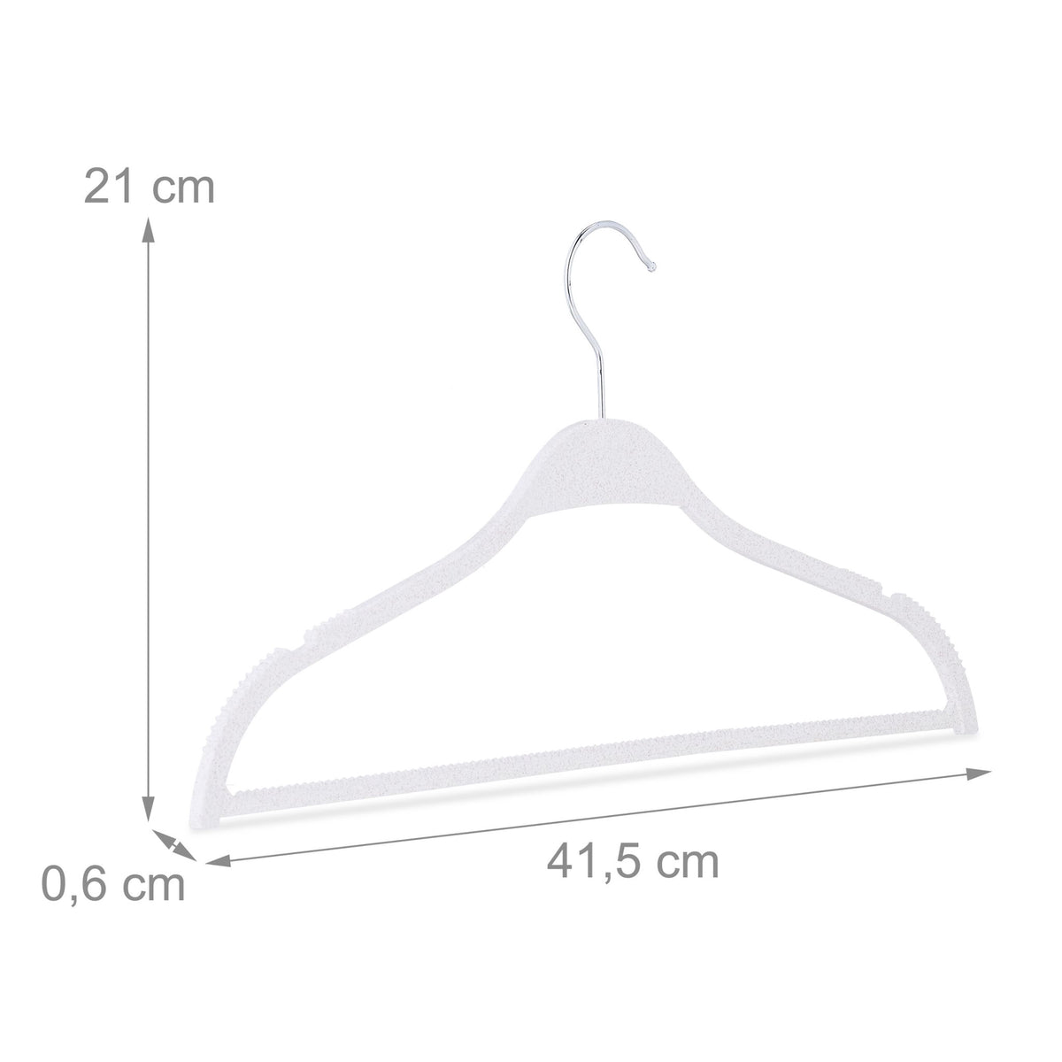 Clothes hangers made of wheat straw - 10 pcs