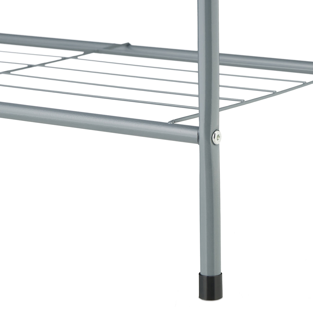 Clothes hanger with 2 shelves