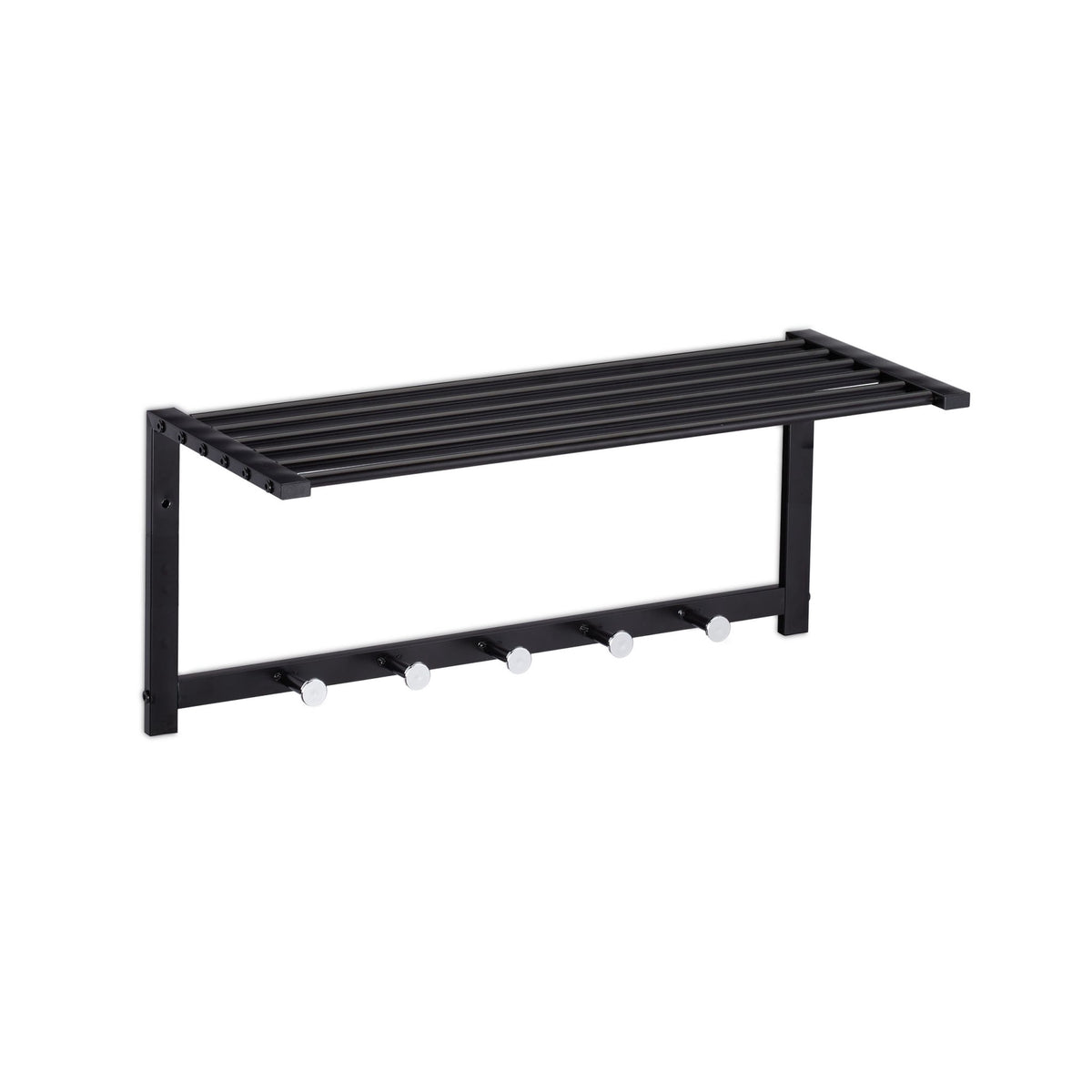 Clothes hanger with shelf