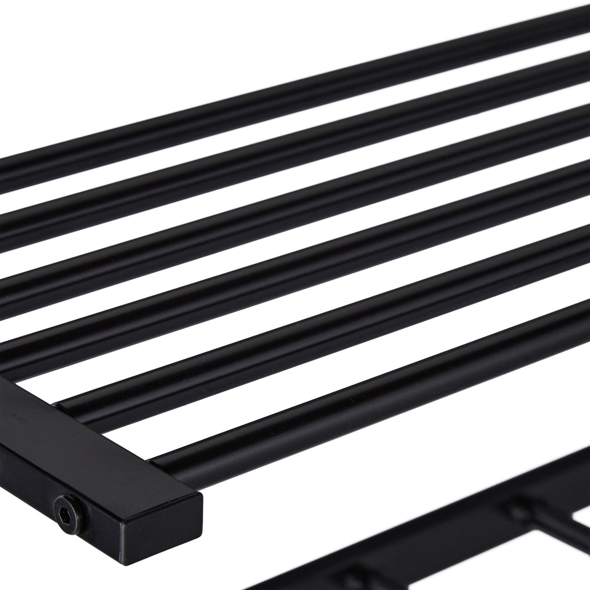 Clothes hanger with shelf