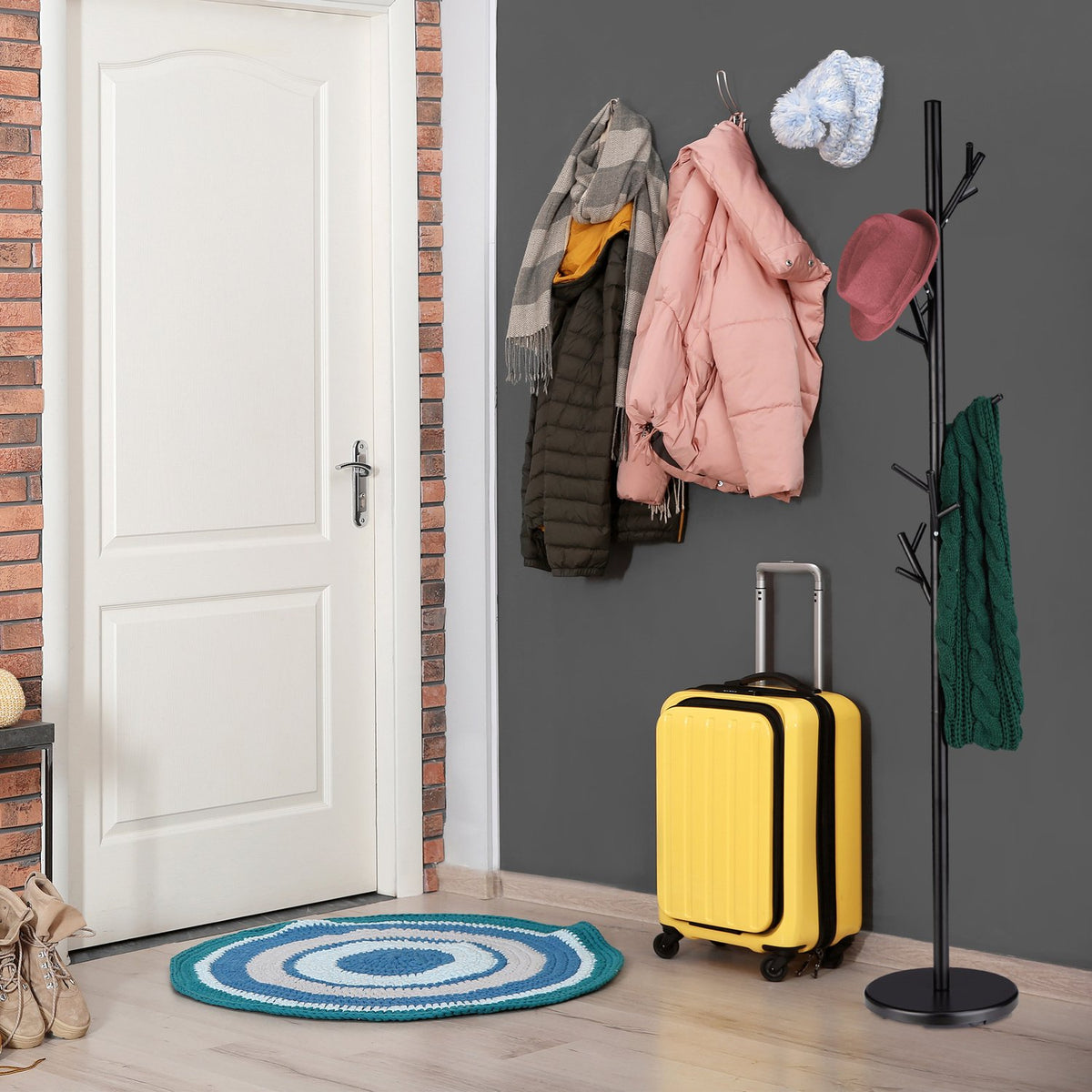 Coat Rack Black