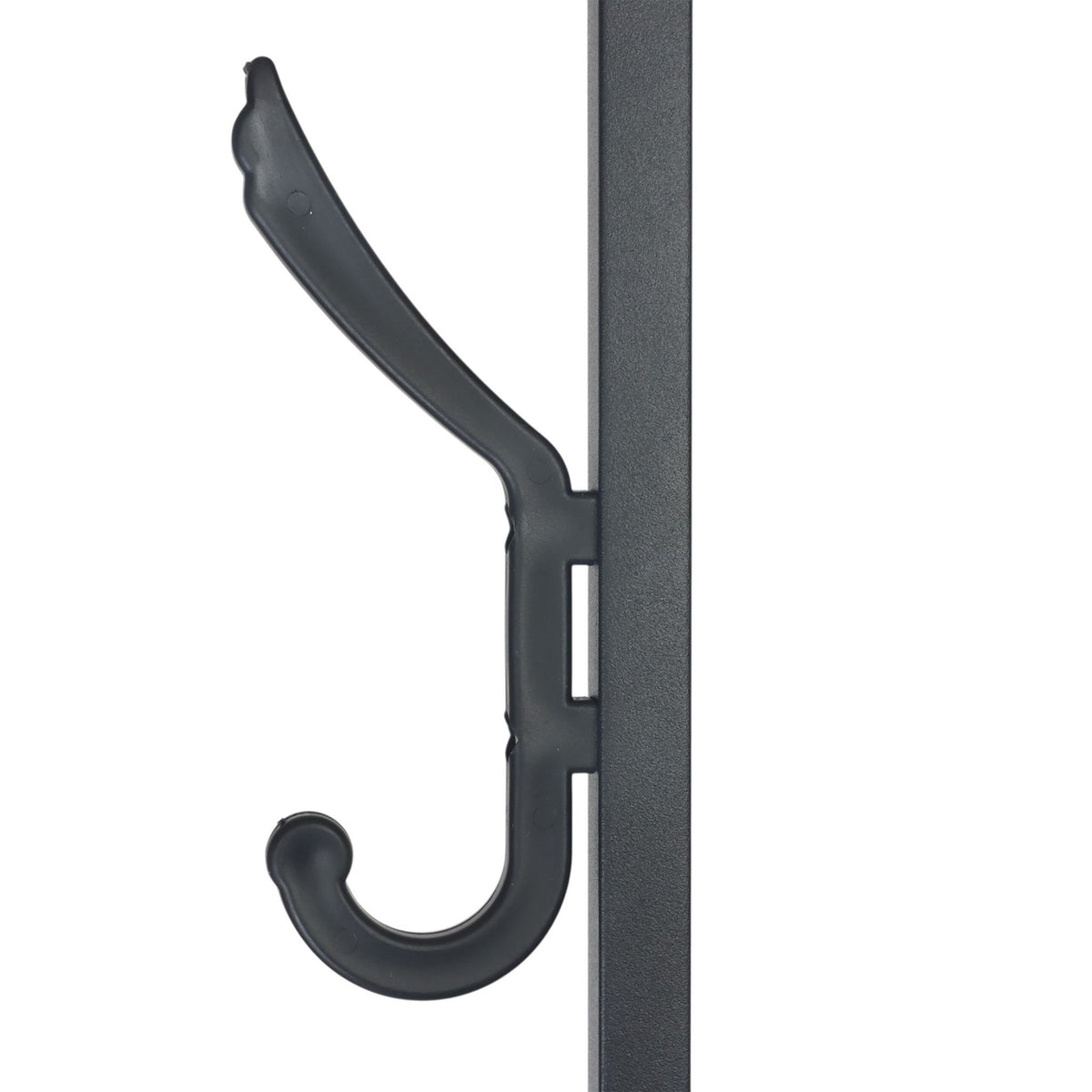Coat Rack with 8 Hooks & 4 Shelves, 180 cm