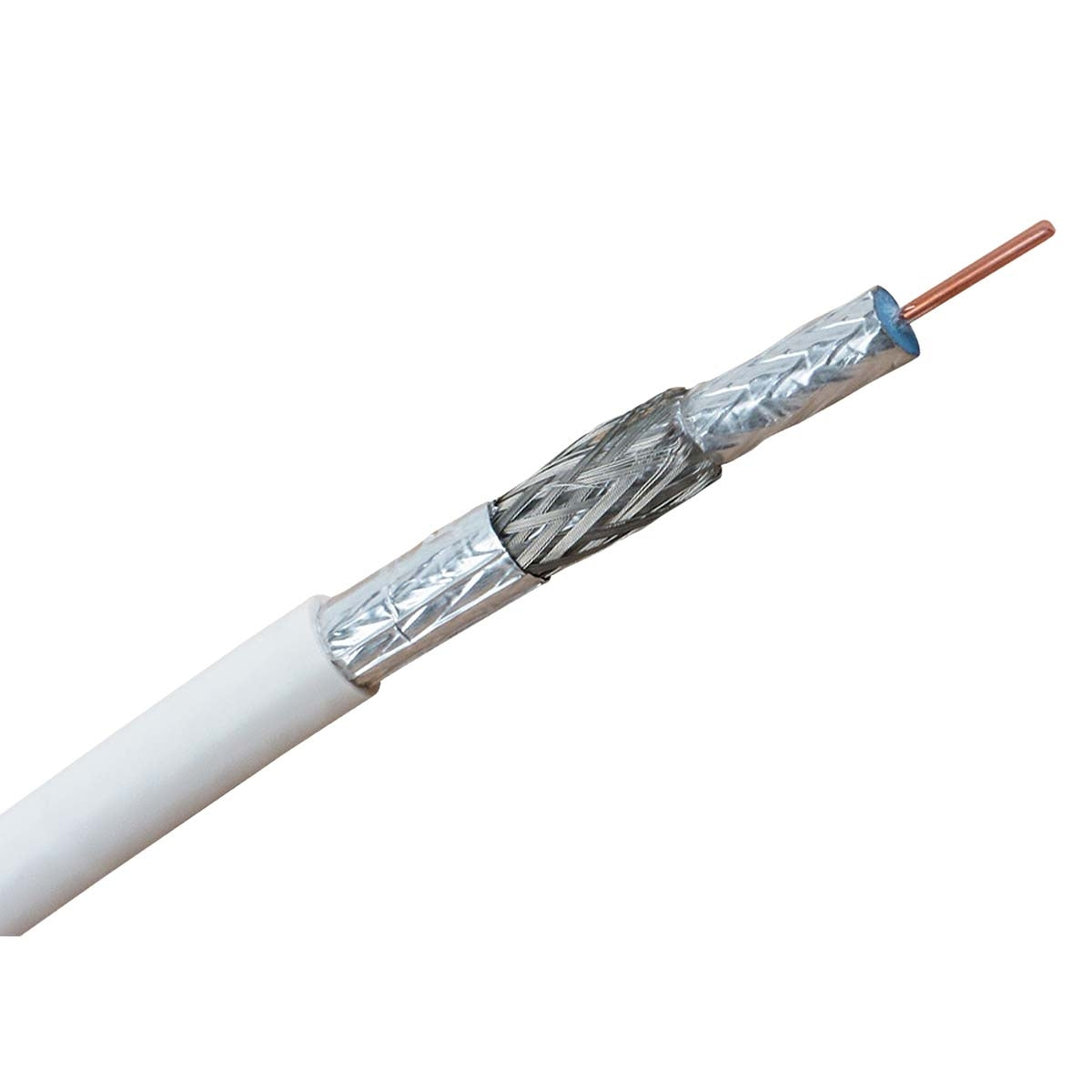 Coaxial cable KOKA 9 Eca 20 m White