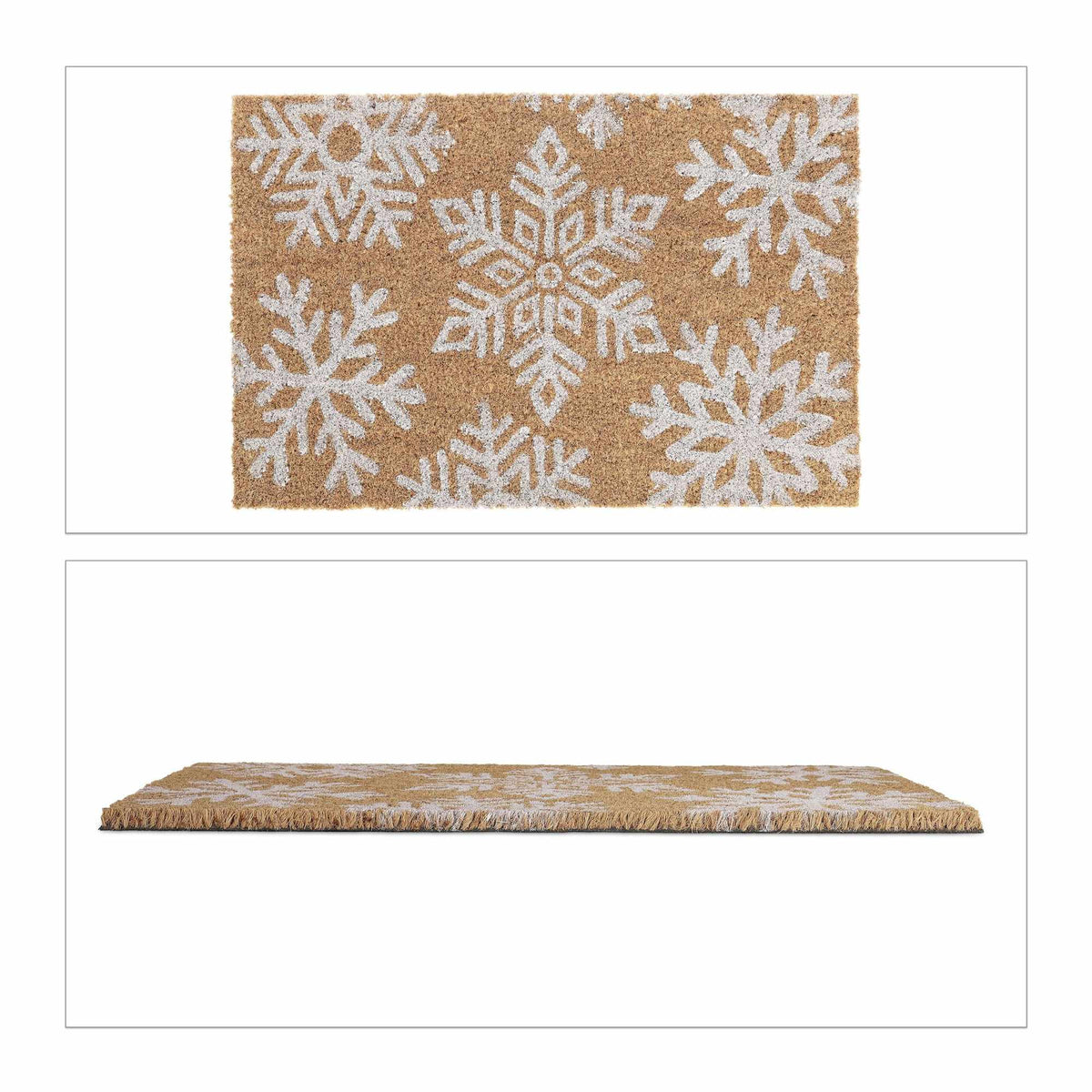 Coconut Doormat Snowflakes
