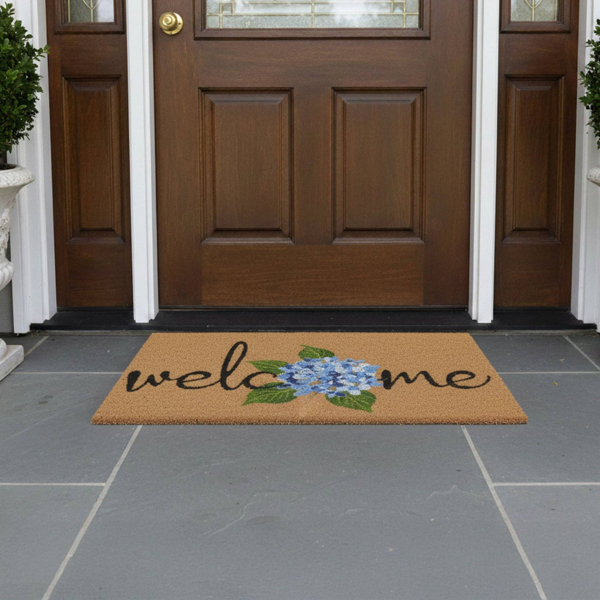 Coconut Fiber Welcome Mat – Non-Slip, Indoor/Outdoor Use